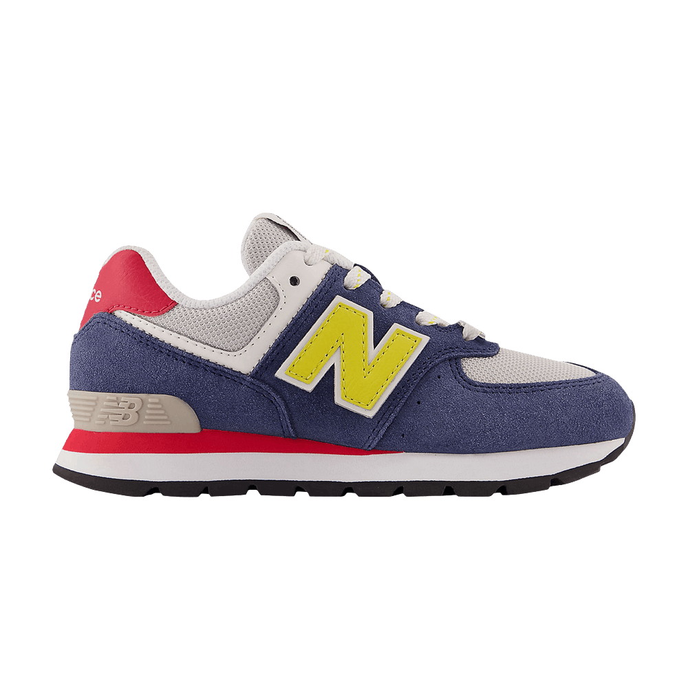(Youth) NB 574 'Natural Indigo Honeycomb'