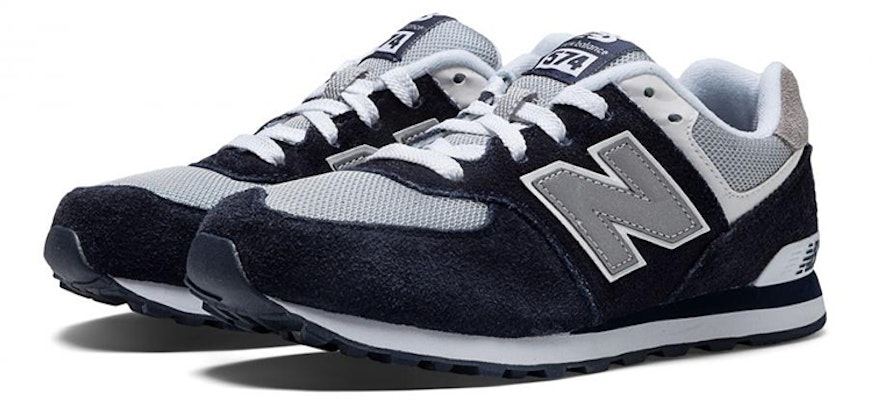 (Youth) New Balance 574 'Navy' KL574NWG Lookbook (Youth) New Balance 574 'Navy' KL574NWG