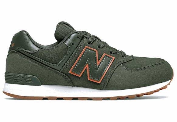 大童 New Balance 574系列 透氣耐磨防滑 低筒運動鞋 橄欖色 Order 大童 New Balance 574系列 透氣耐磨防滑 低筒運動鞋 橄欖色