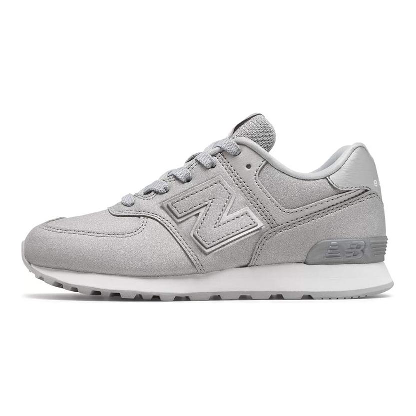 Buy 大童 New Balance 574系列 減震耐磨 低筒跑步鞋 純灰色