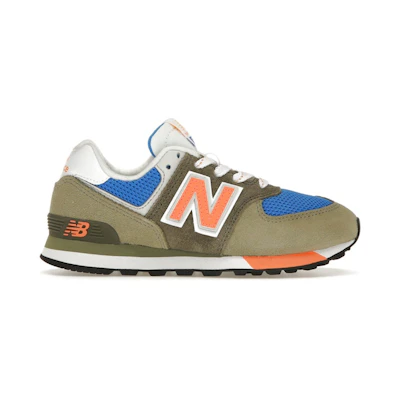 (Youth) NB 574 'True Camo Vibrant Orange'