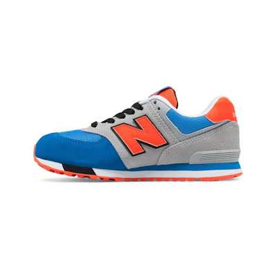 (Youth) NB 574 Big Kid 'Grey Blue Orange'