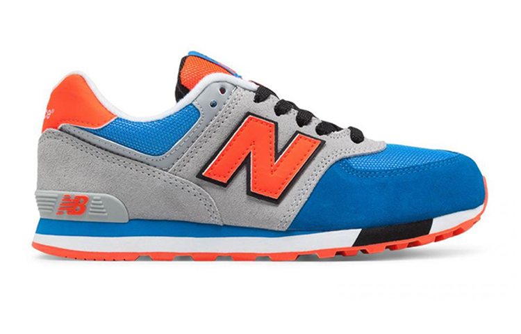 (Youth) NB 574 Big Kid 'Grey Blue Orange' 圖 2