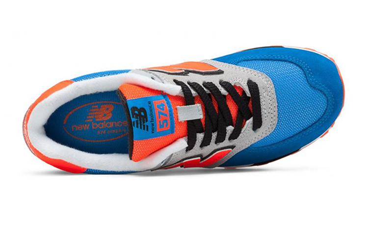 (Youth) NB 574 Big Kid 'Grey Blue Orange' 圖 3