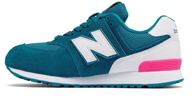 (Youth) New Balance 574 Big Kid 'High Visibility - Teal' KL574CJG (Youth) New Balance 574 Big Kid 'High Visibility - Teal' KL574CJG