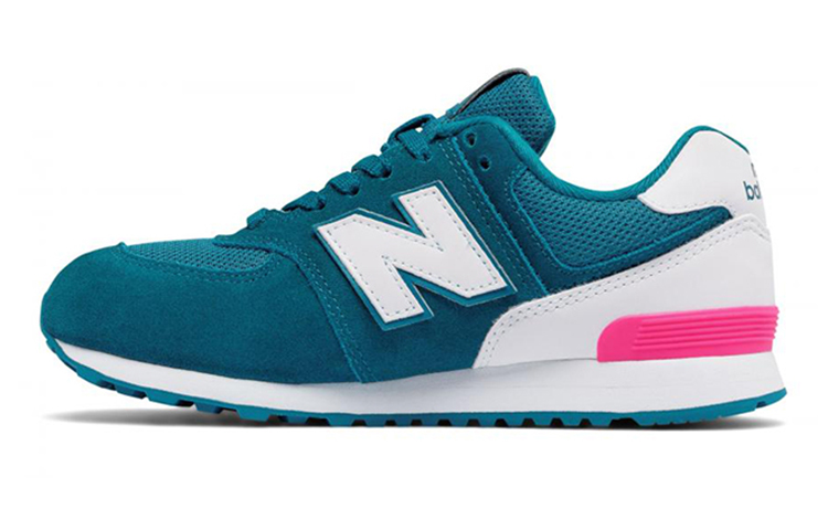 (Youth) New Balance 574 Big Kid 'High Visibility - Teal' KL574CJG