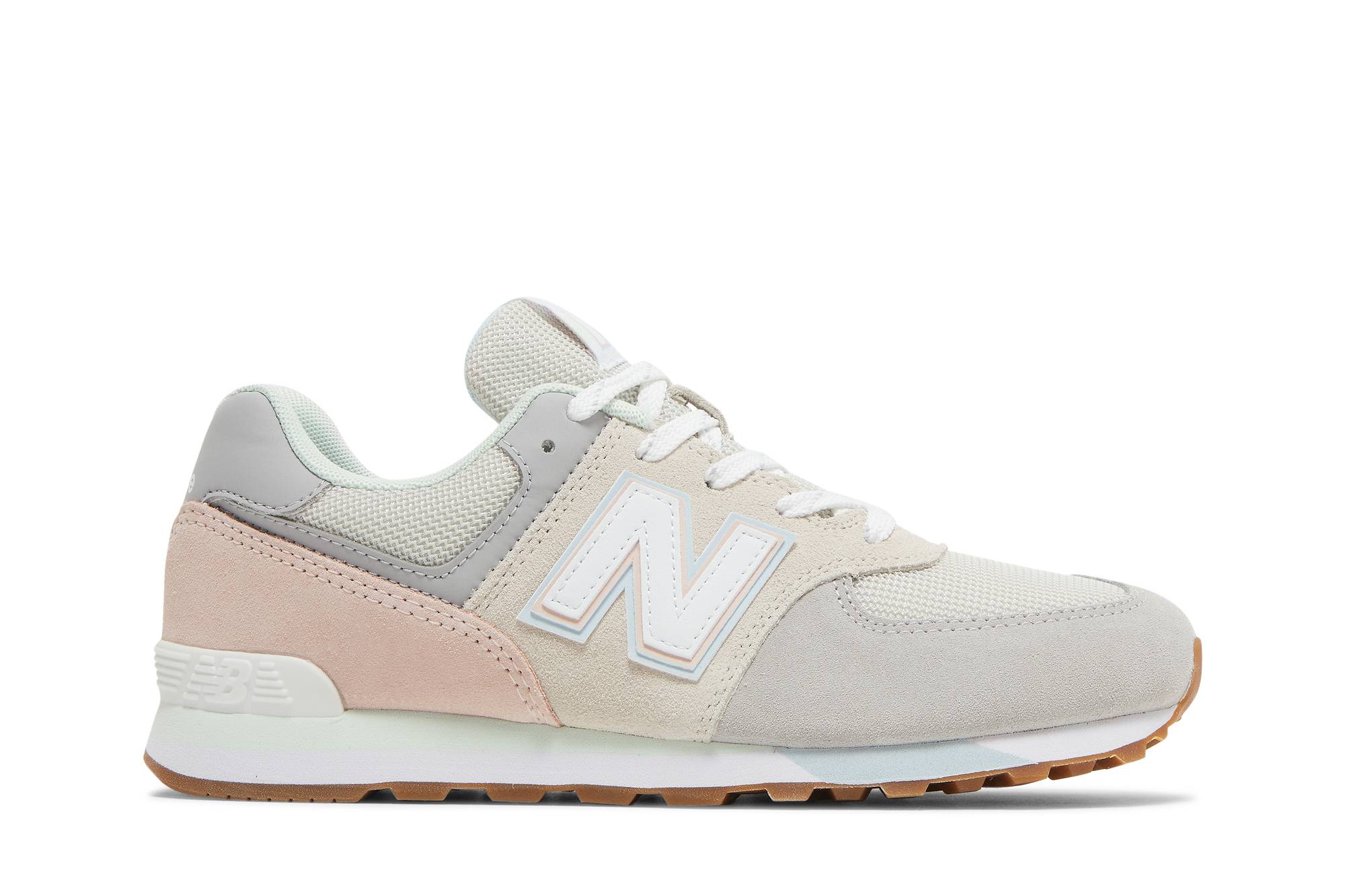 Buy 大童 New Balance 574系列 輕便透氣 低筒休閒跑步鞋 灰色