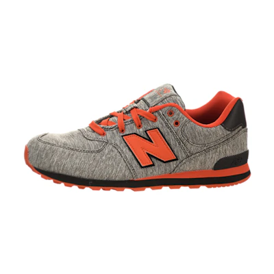 (Youth) NB 574 Grade School 'Static Grey Orange'