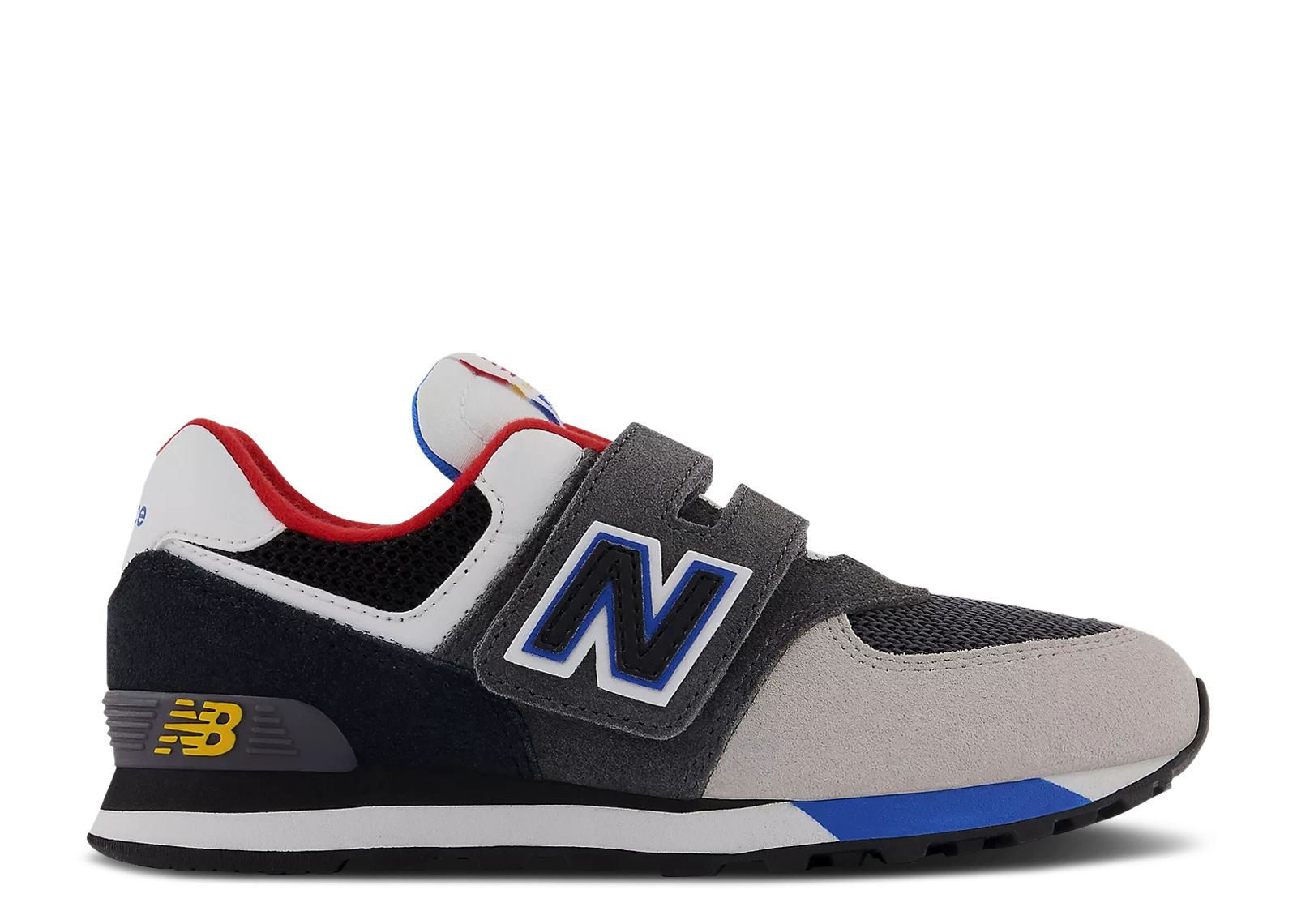(Youth) New Balance 574 Hook & Loop 'Magnet Serene Blue' PV574LB1-W