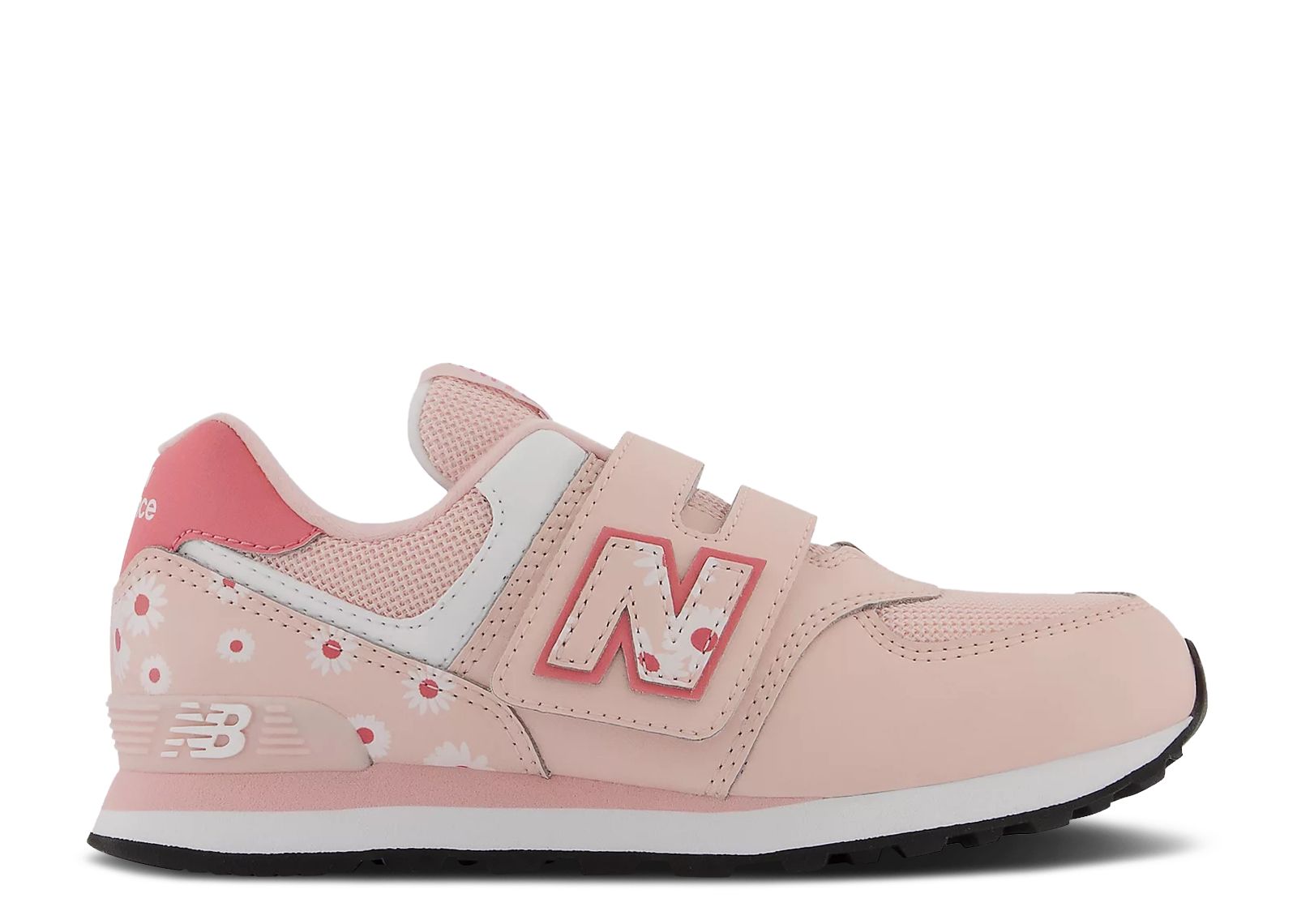 (Youth) New Balance 574 Hook & Loop 'Pink Florals' PV574FS1