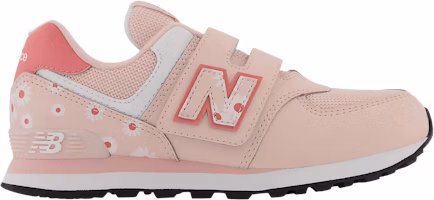 (Youth) New Balance 574 Hook & Loop 'Pink Florals' PV574FS1 (Youth) New Balance 574 Hook & Loop 'Pink Florals' PV574FS1
