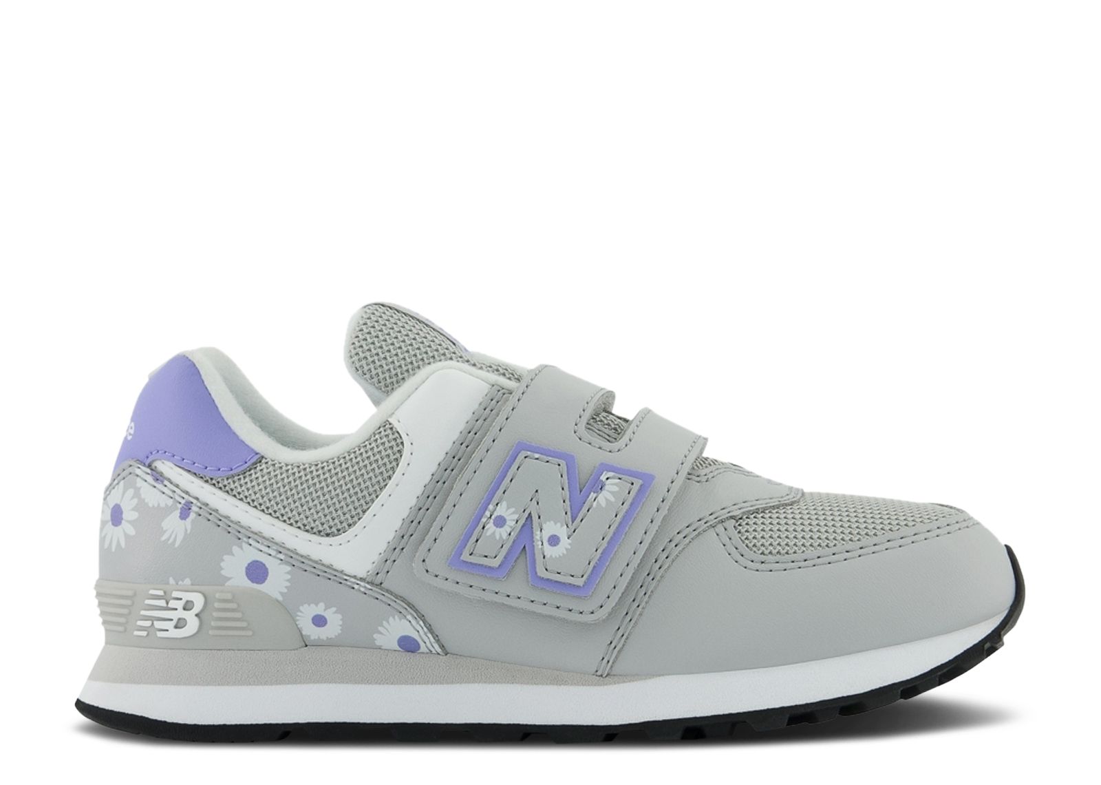 (Youth) New Balance 574 Hook & Loop 'Summer Fog Violet Florals' PV574FR1