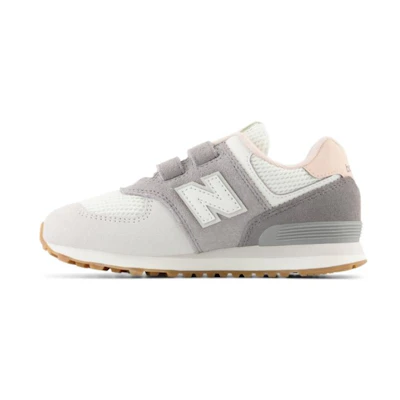 (Youth) NB 574 Hook & Loop Little Kid 'Grey Matter Rose Sand'