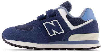 (Youth) New Balance 574 Hook & Loop Little Kid 'Navy Heritage Blue' PV574ND1 (Youth) New Balance 574 Hook & Loop Little Kid 'Navy Heritage Blue' PV574ND1