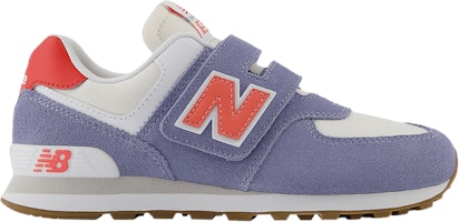 (Youth) New Balance 574 Hook & Loop Little Kid Wide 'Dusk Shower Drifting Red' PV574CBK-W (Youth) New Balance 574 Hook & Loop Little Kid Wide 'Dusk Shower Drifting Red' PV574CBK-W