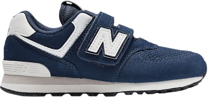 (Youth) New Balance 574 Hook & Loop Little Kid Wide 'Navy' PV574BCE-W (Youth) New Balance 574 Hook & Loop Little Kid Wide 'Navy' PV574BCE-W