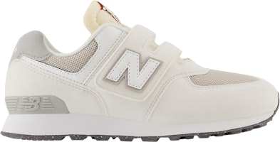(Youth) New Balance 574 Hook & Loop Little Kid Wide 'Sea Salt' PV574RCD-W (Youth) New Balance 574 Hook & Loop Little Kid Wide 'Sea Salt' PV574RCD-W