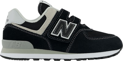 (Youth) New Balance 574 Hook & Loop Little Kid Wide 'Core Pack - Black' PV574EVB-W (Youth) New Balance 574 Hook & Loop Little Kid Wide 'Core Pack - Black' PV574EVB-W