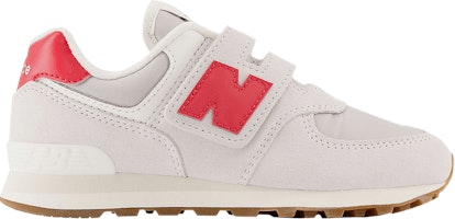 (Youth) New Balance 574 Hook & Loop Little Kid Wide 'Nimbus Cloud True Red' PV574RF1-W (Youth) New Balance 574 Hook & Loop Little Kid Wide 'Nimbus Cloud True Red' PV574RF1-W