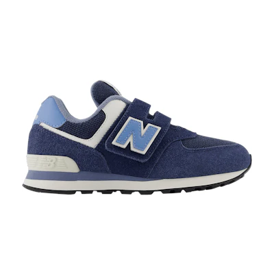 (Youth) NB 574 Hook & Loop Little Kid Wide 'Navy Heritage Blue'