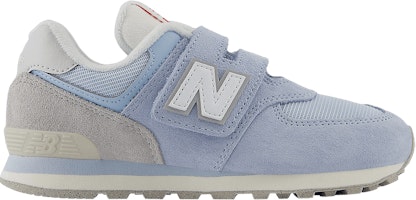 (Youth) New Balance 574 Hook & Loop Little Kid Wide 'Light Chrome Blue' PV574BKK-W (Youth) New Balance 574 Hook & Loop Little Kid Wide 'Light Chrome Blue' PV574BKK-W