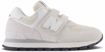 (Youth) New Balance 574 Hook & Loop Little Kid Wide 'Mirror Grey Linen' PV574DGH-W (Youth) New Balance 574 Hook & Loop Little Kid Wide 'Mirror Grey Linen' PV574DGH-W