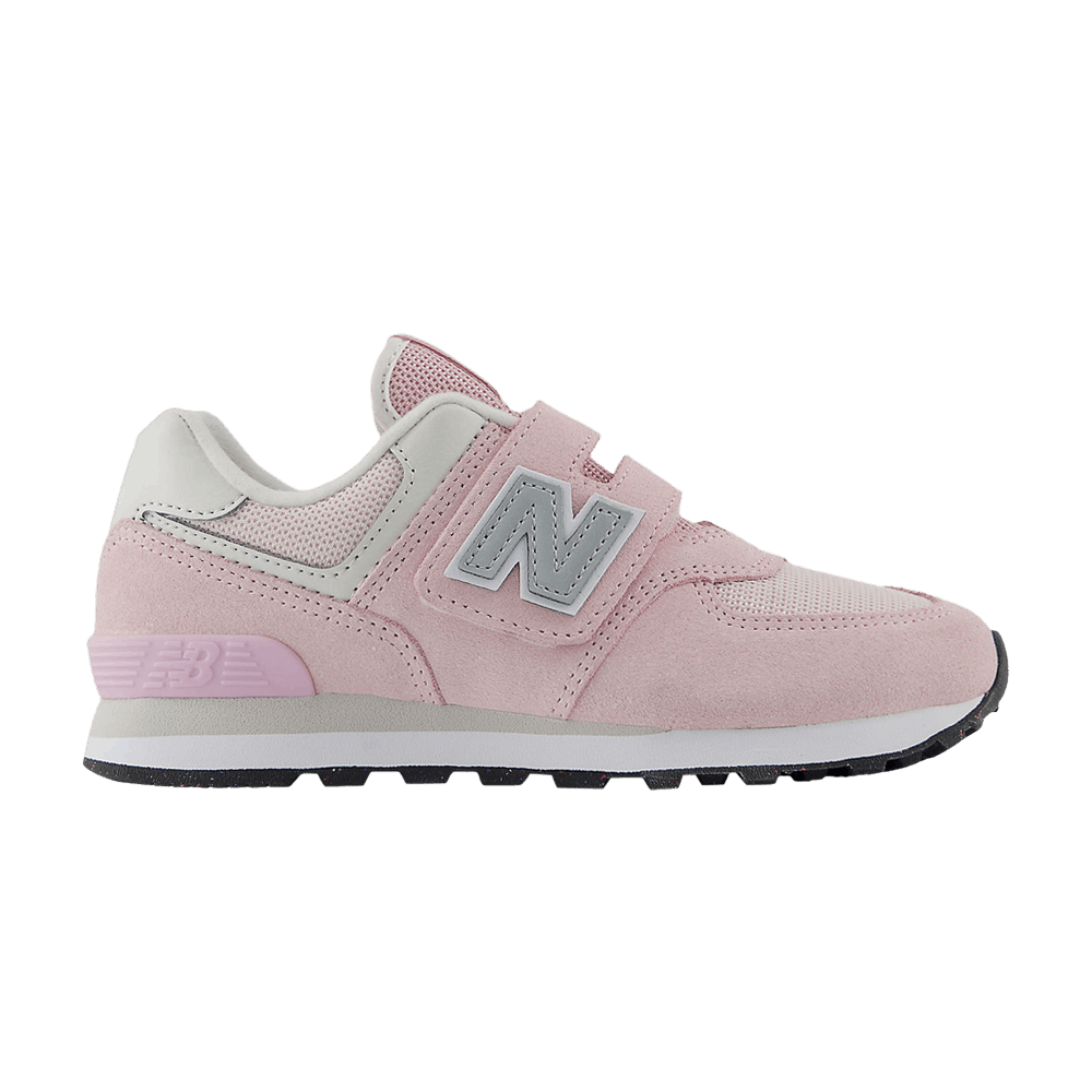 (Youth) New Balance 574 Hook & Loop Little Kid Wide 'Ancient Powder Grey Matter' PV574ESP-W