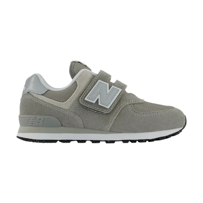 (Youth) NB 574 Hook and Loop Wide 'Core Pack - Grey White'