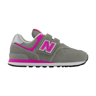 (Youth) NB 574 Hook and Loop Wide 'Core Pack - Grey Pink'