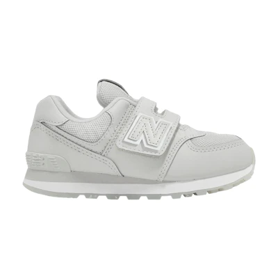 (Youth) NB 574 Little Kid Wide 'Grey White'