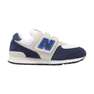 (Youth) NB 574 Little Kid Wide 'White Navy'