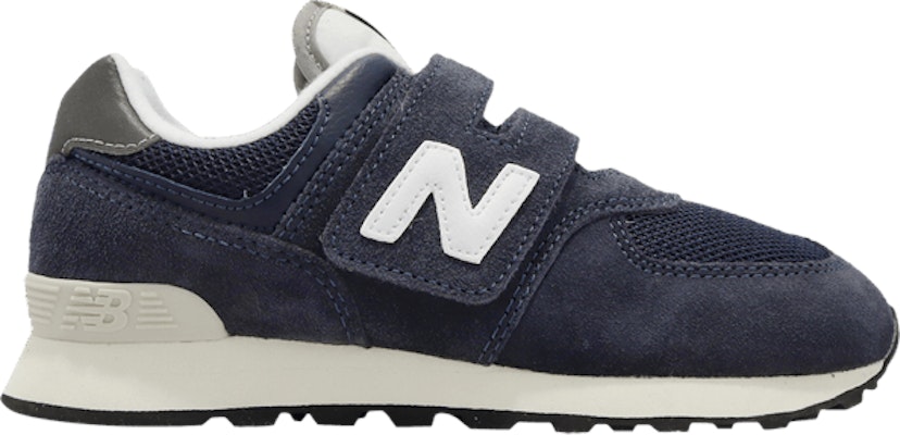 (JR) New Balance 574 New-B Hook & Loop Kanak-kanak Lebar 'Navy'. PV574WL1-W Buy (JR) New Balance 574 New-B Hook & Loop Kanak-kanak Lebar 'Navy'. PV574WL1-W