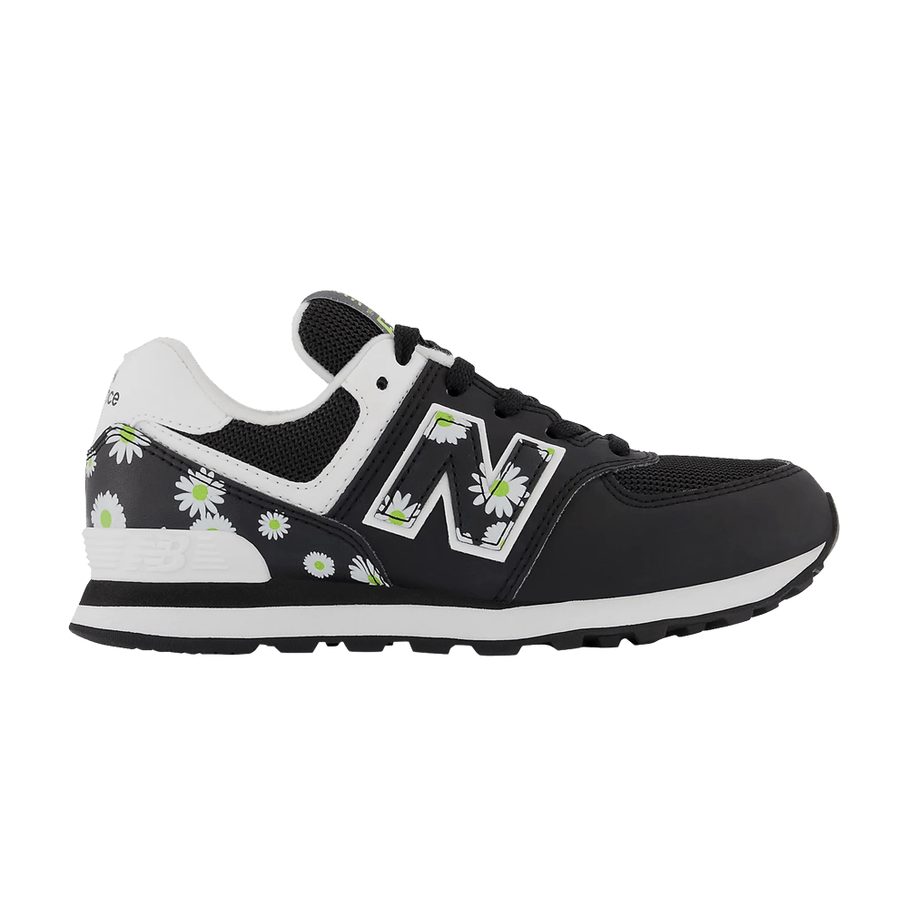 (Youth) New Balance 574 Wide 'Black Florals' PC574FP1-W
