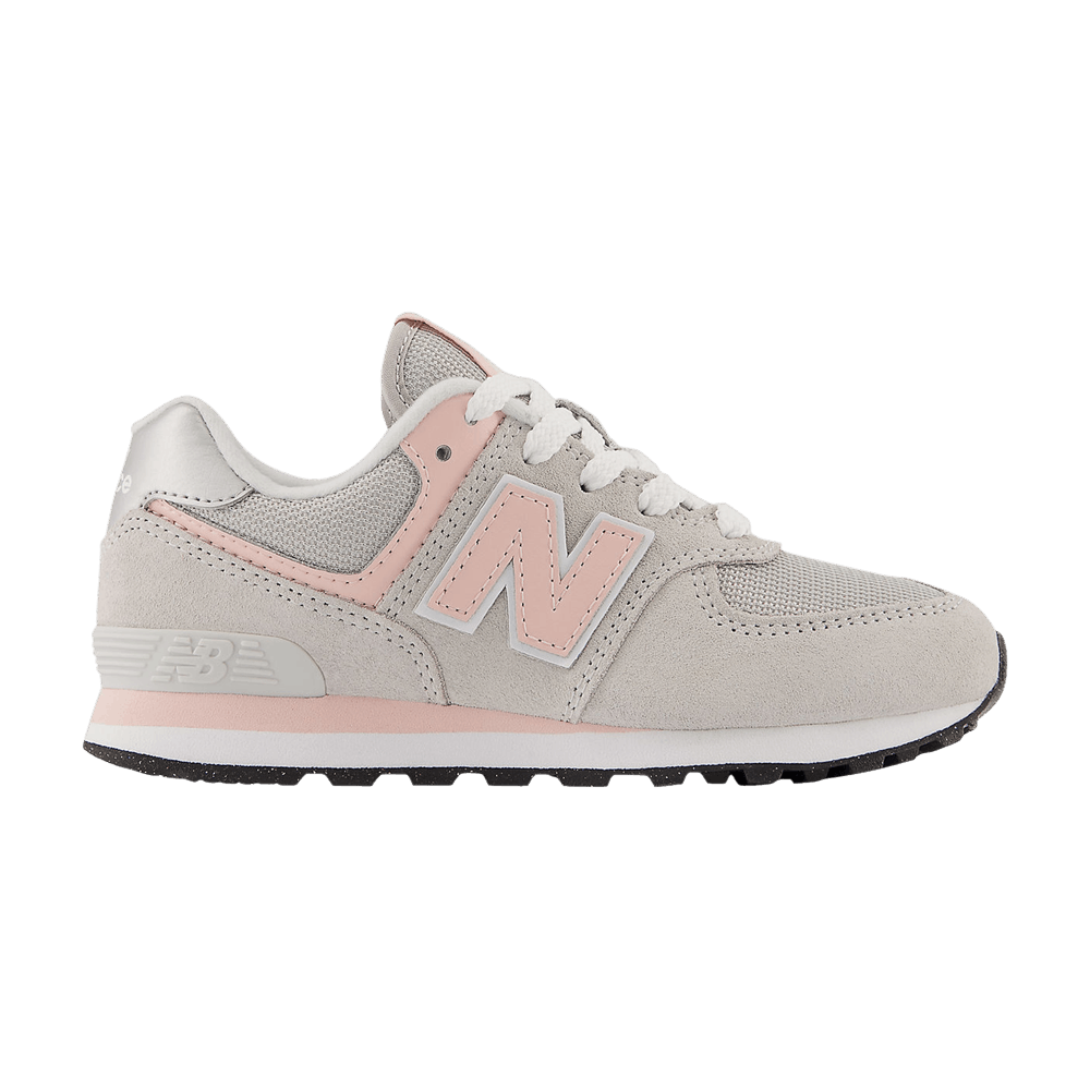 Buy (JR) New Balance 574 Wide 'Core Pack - Rain Cloud Pink Haze' dalam Warna Awan Hujan Merah Jambu PC574EVK-W