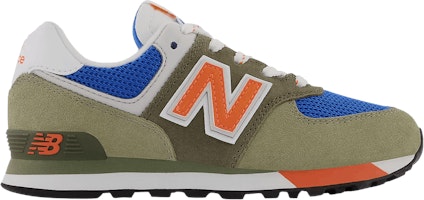 (Youth) New Balance 574 Wide 'True Camo Vibrant Orange' PC574LA1-W (Youth) New Balance 574 Wide 'True Camo Vibrant Orange' PC574LA1-W