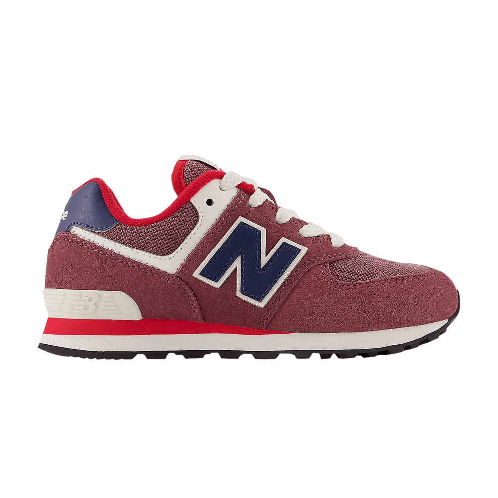 Buy (JR) New Balance 574 宽版 '洗旧酒红海军蓝' PC574NX1-W