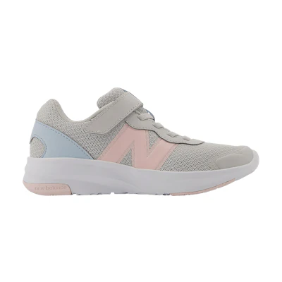 (Youth) NB 578v1 Bungee Lace Top Strap Little Kid Wide 'Grey Matter Shell Pink'