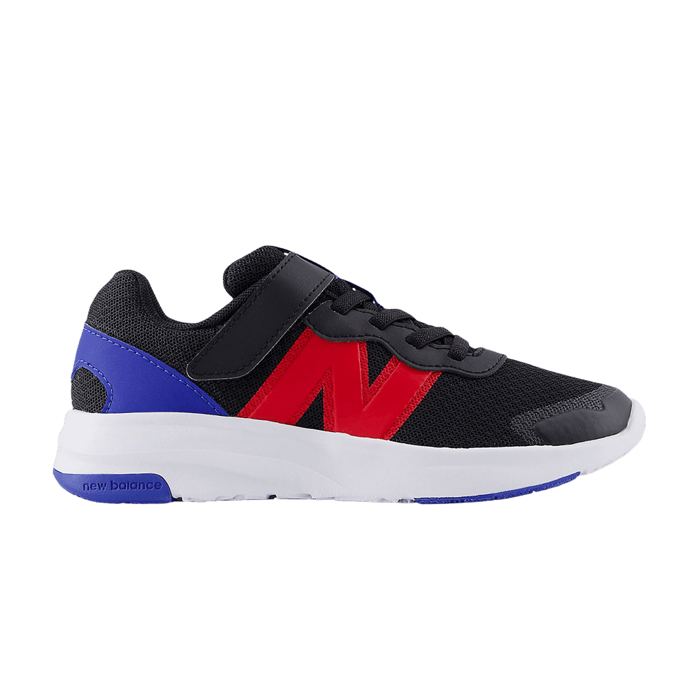 (Youth) New Balance 578v1 Bungee Lace Top Strap Little Kid Wide 'Black Red Royal' PT578AB-W