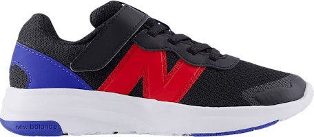 (Youth) New Balance 578v1 Bungee Lace Top Strap Little Kid Wide 'Black Red Royal' PT578AB-W (Youth) New Balance 578v1 Bungee Lace Top Strap Little Kid Wide 'Black Red Royal' PT578AB-W