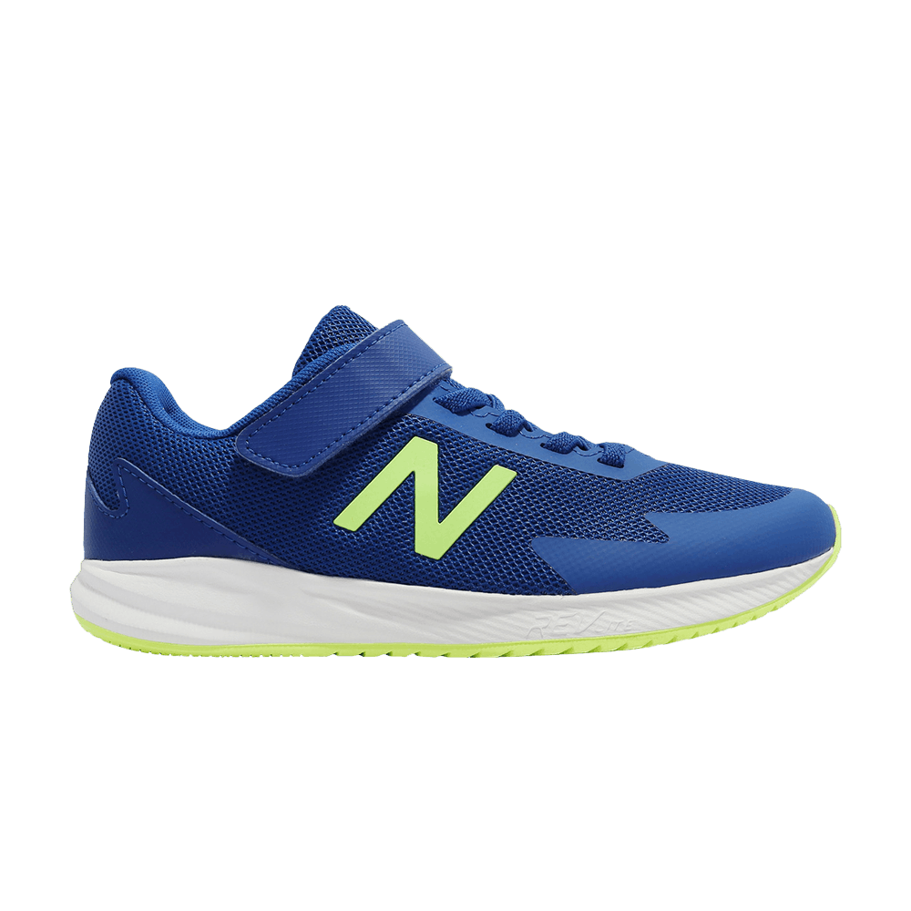 (Youth) New Balance 611 Bungee Lace Wide 'Team Royal Lime Glow' PT611SFB-W