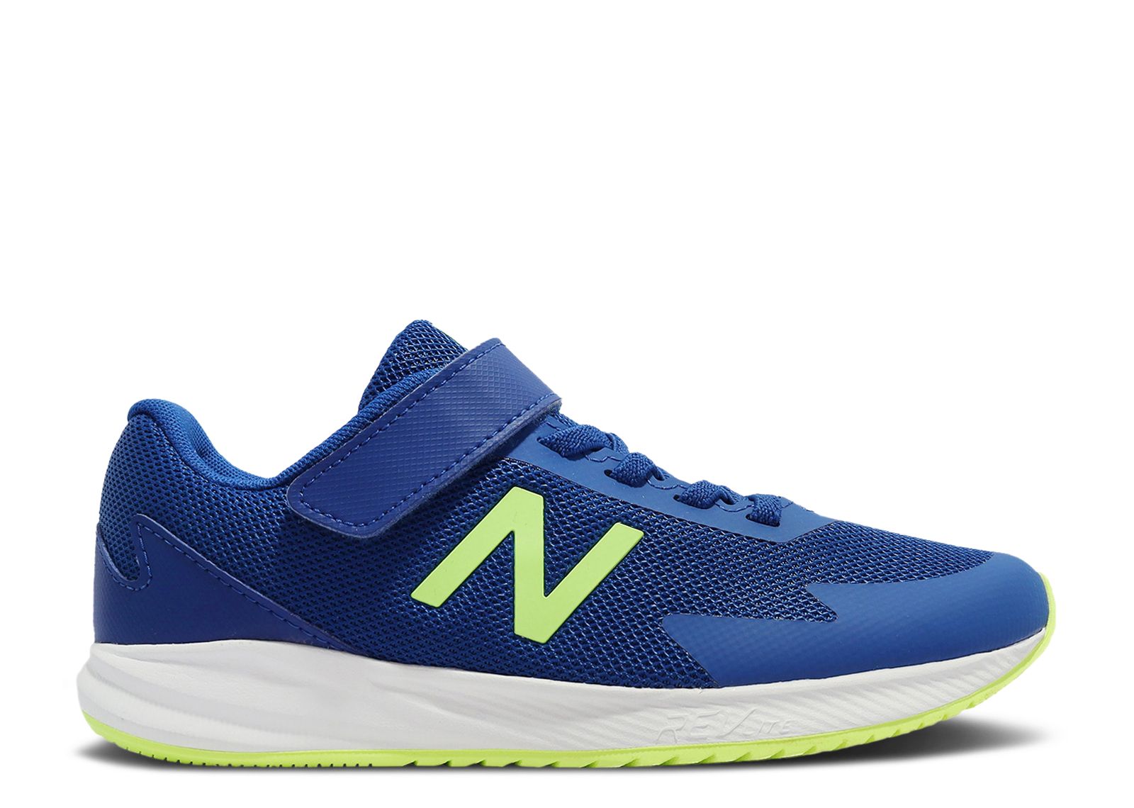 (Youth) New Balance 611 Bungee Lace Wide 'Team Royal Lime Glow' PT611SFB-W