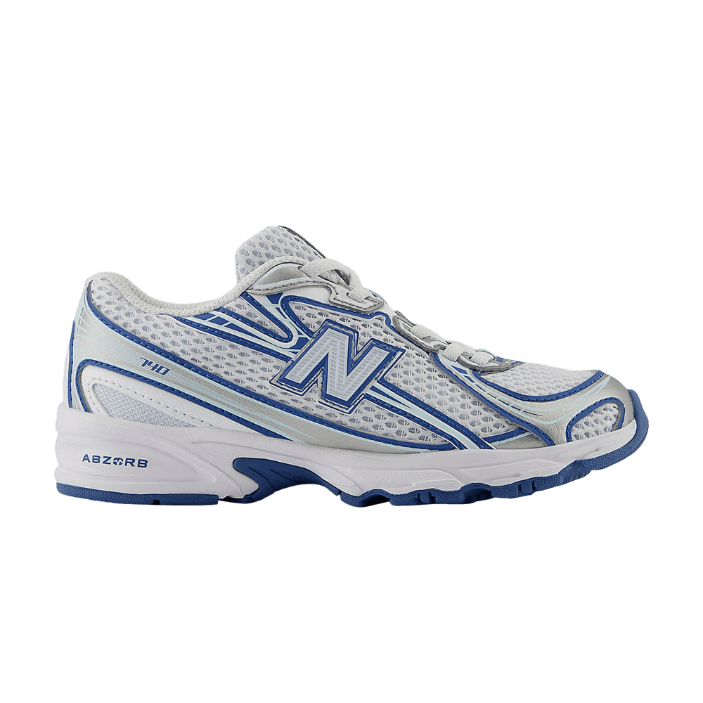 (Youth) New Balance 740 Bungee Lace Little Kid Wide 'Ice Blue Sea Stone' PZ740LB-W