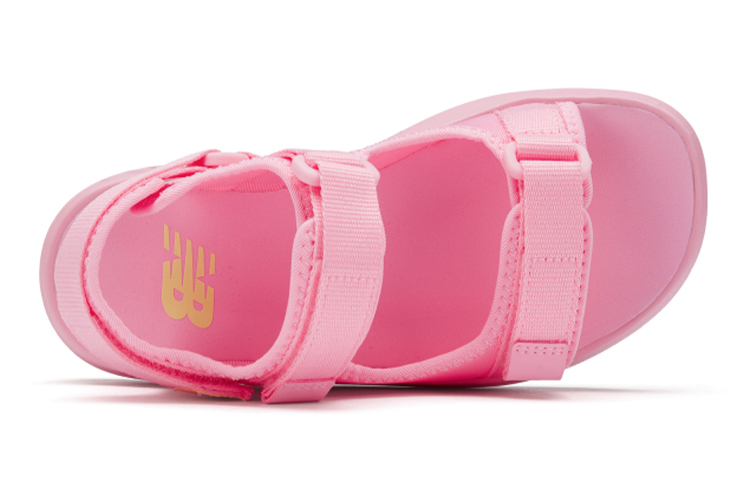 Order (JR) New Balance 750 Velcro Tapak Lembut Sukan Selipar Tumit Rata 'Pink Kuning' YH750PK