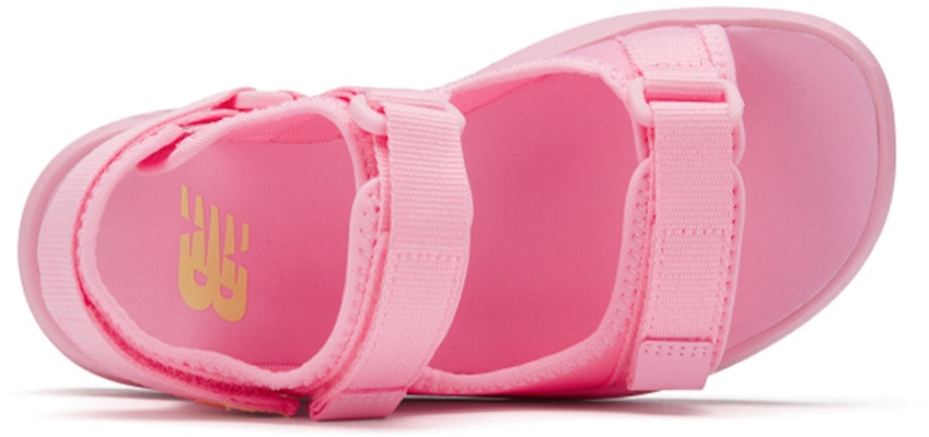 (Youth) New Balance 750 Series Velcro Soft Sole Cozy Open Toe Flat Heel Sports Pink Sandals 'Pink Yellow' YH750PK Order (Youth) New Balance 750 Series Velcro Soft Sole Cozy Open Toe Flat Heel Sports Pink Sandals 'Pink Yellow' YH750PK