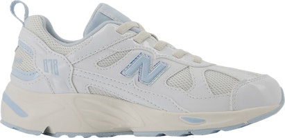 (Youth) New Balance 878 Little Kid Wide 'White Sea Salt' PV878AC1-W (Youth) New Balance 878 Little Kid Wide 'White Sea Salt' PV878AC1-W