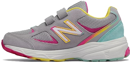 (Youth) New Balance 888v2 Hook & Loop 'Grey Rainbow' PO888GR2 (Youth) New Balance 888v2 Hook & Loop 'Grey Rainbow' PO888GR2
