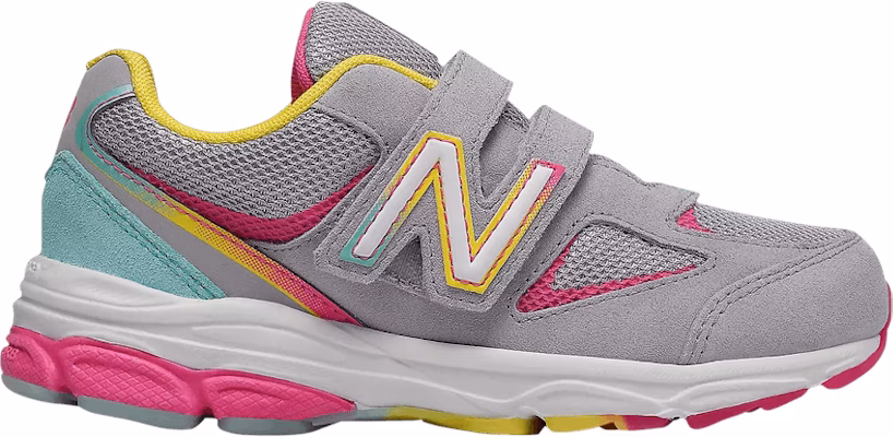 (Youth) New Balance 888v2 Hook & Loop Wide 'Grey Rainbow' PO888GR2-W Buy (Youth) New Balance 888v2 Hook & Loop Wide 'Grey Rainbow' PO888GR2-W
