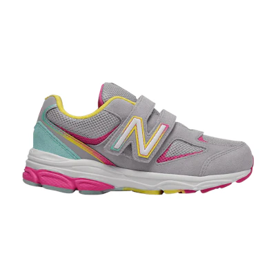 (Youth) NB 888v2 Hook & Loop X-Wide 'Grey Rainbow'