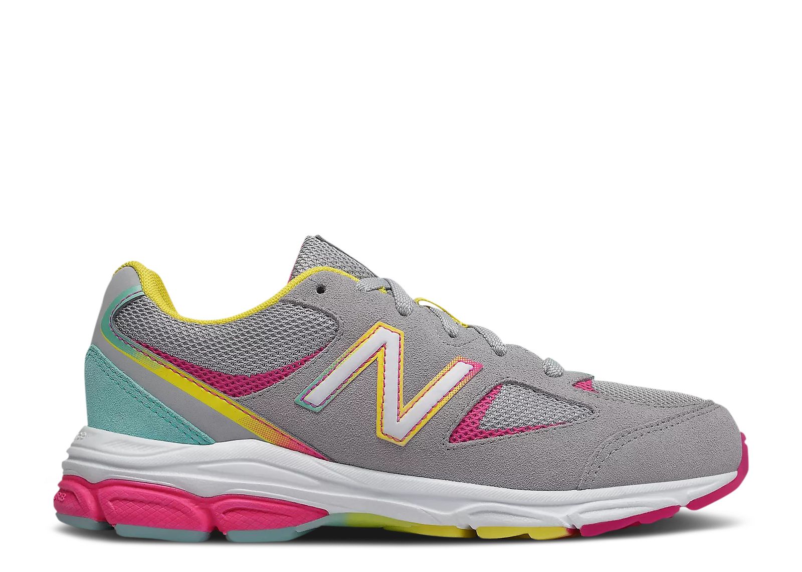 (Youth) New Balance 888v2 Wide 'Grey Rainbow' PK888GR2-W