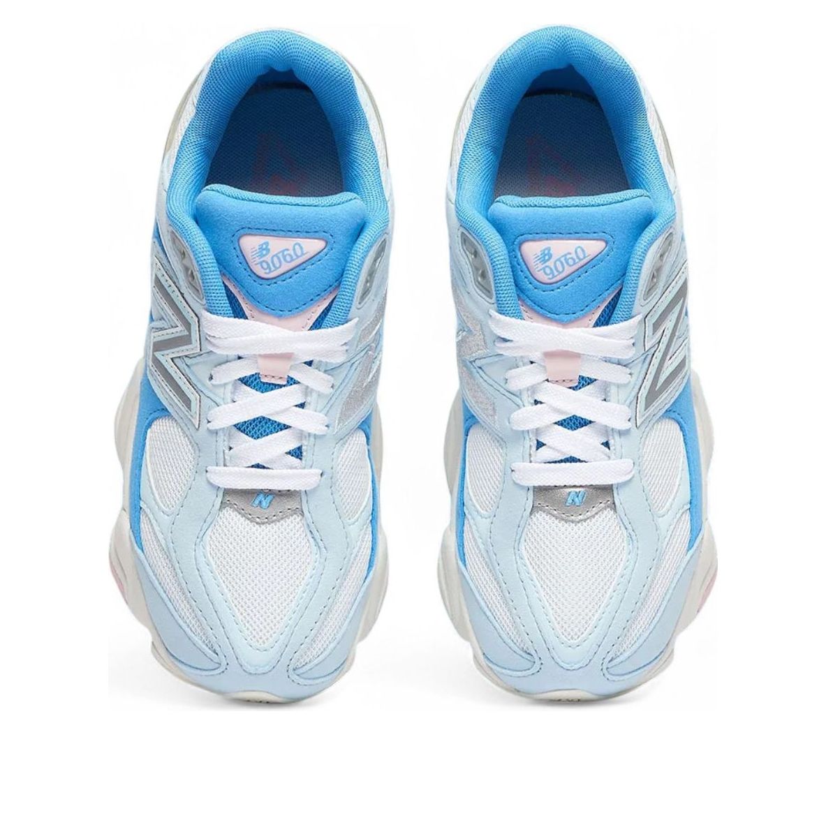 Lookbook (JR) New Balance 9060 Niños Exclusivo Foot Locker 'Azul Blanco Rosa' GC9060AF
